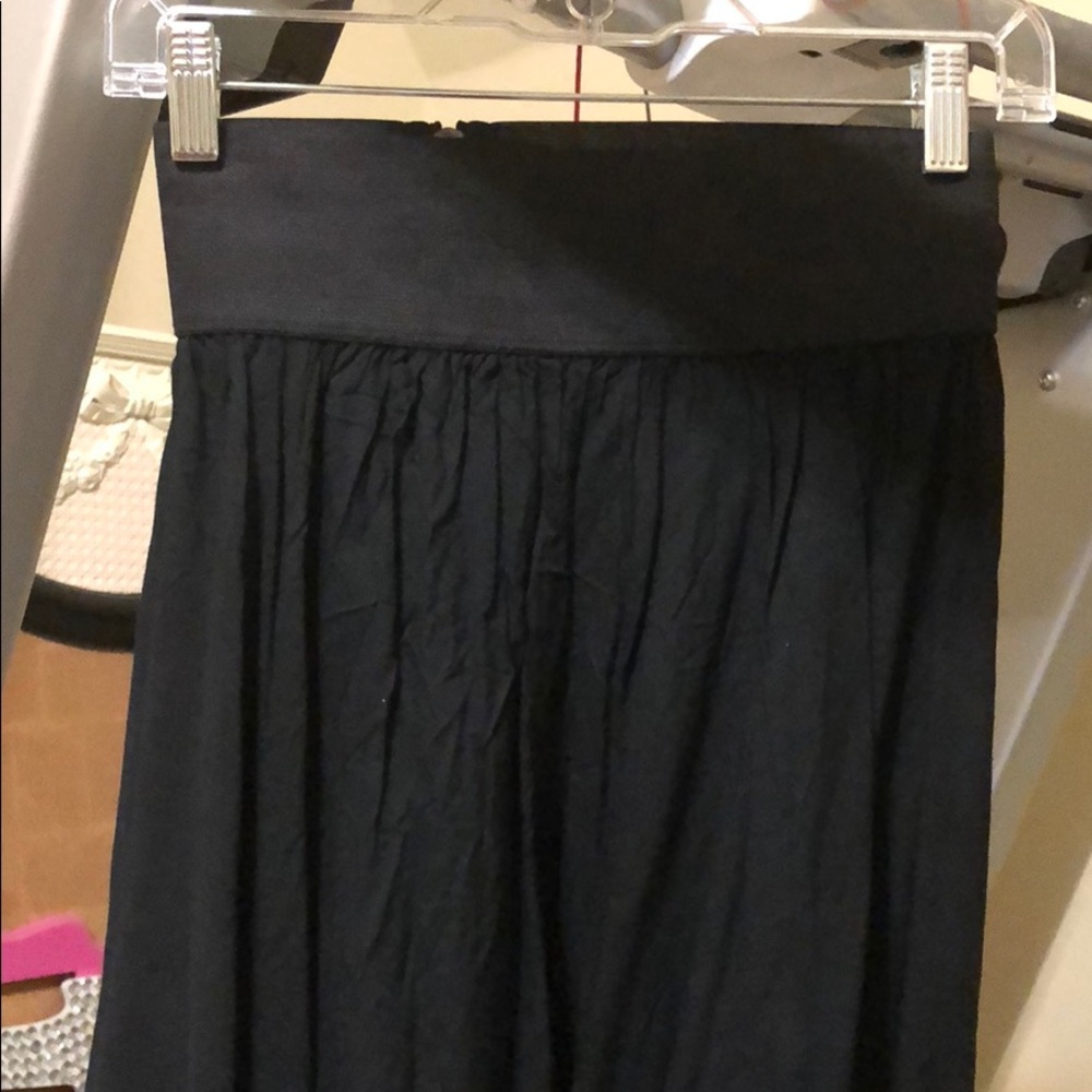 Black flowy skirt